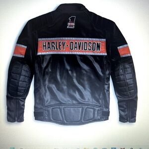 HARLEY DAVIDSON MEN’s Trenton Mesh Riding Jacket.